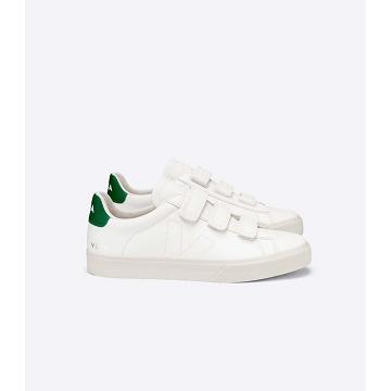 Veja RECIFE CHROMEFREE Tornacipő Női White/Green | HU 626AHK